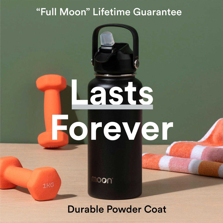 Water Bottle with Straw Lid