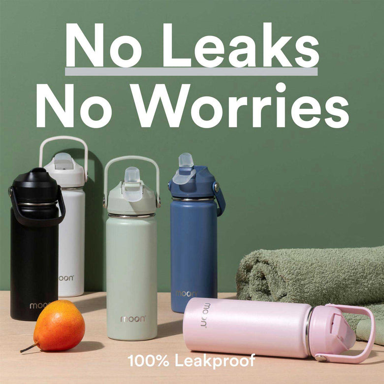 Water Bottle with Straw Lid