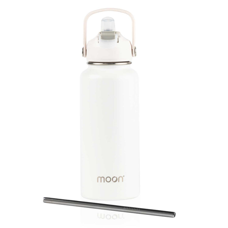 Water Bottle with Straw Lid