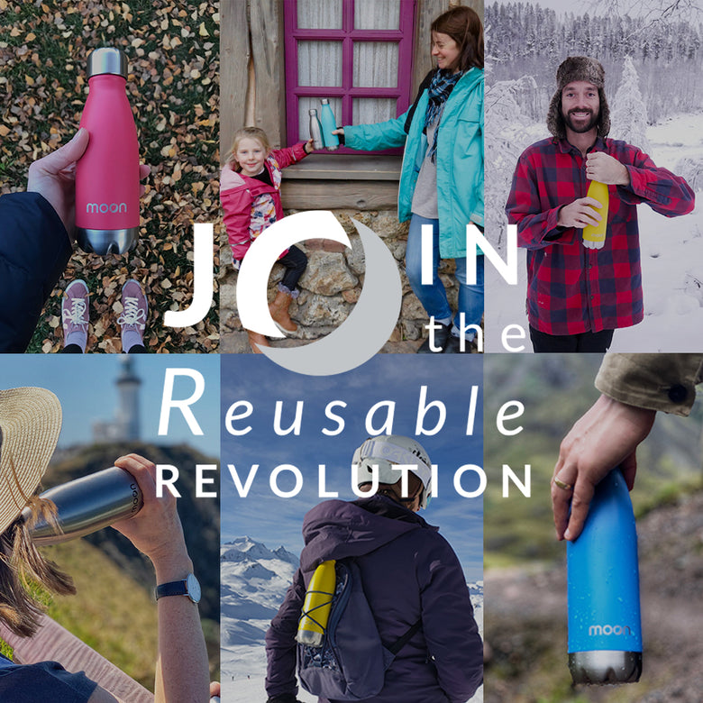 Moon Bottle 500ml - Insulated, Stainless Steel Water Bottles